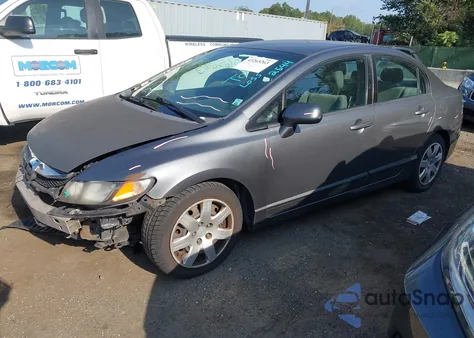 2010 Honda Civic Lx из США, поврежденный, VIN 2HGFA1F56AH316632